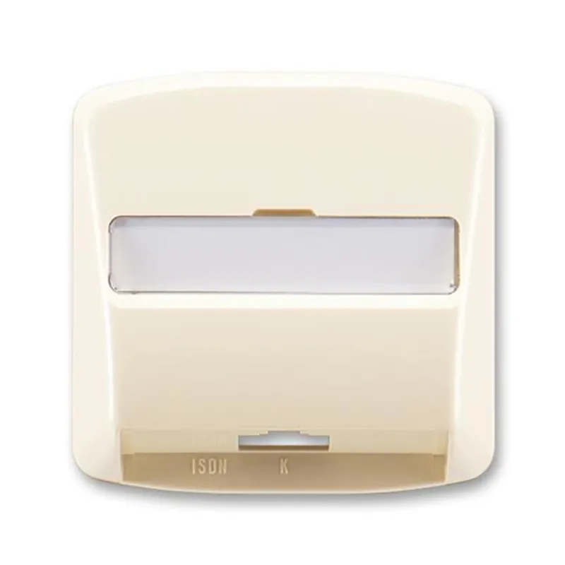 ABB 5013A-A00251 C, TANGO Kryt zásuvky ISDN koncové, jednonásobné; sl.kost Sleva