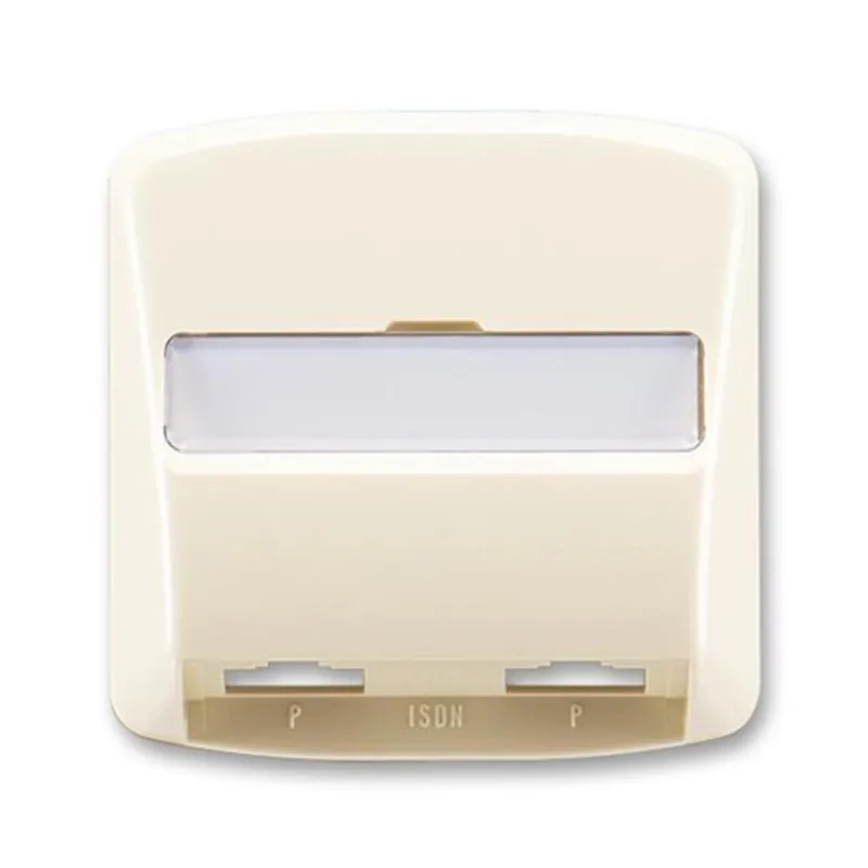 ABB 5013A-A00252 C, TANGO Kryt zásuvky ISDN průchozí, dvojnásobné; sl.kost Ihned K Objednání