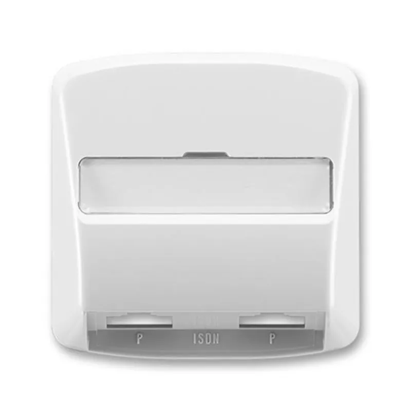 Sleva ABB 5013A-A00252 S, TANGO Kryt zásuvky ISDN průchozí, dvojnásobné; šedá