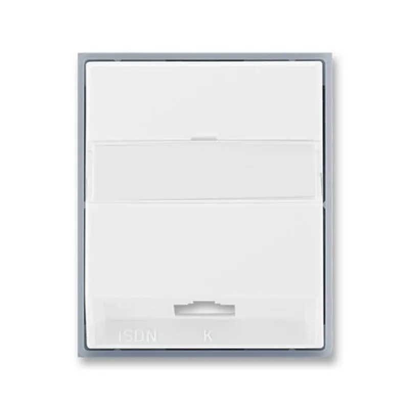 ABB 5013E-A00251 04, ELEMENT Kryt zásuvky ISDN koncové, jednonásobné; bílá/ledová šedá Výprodej