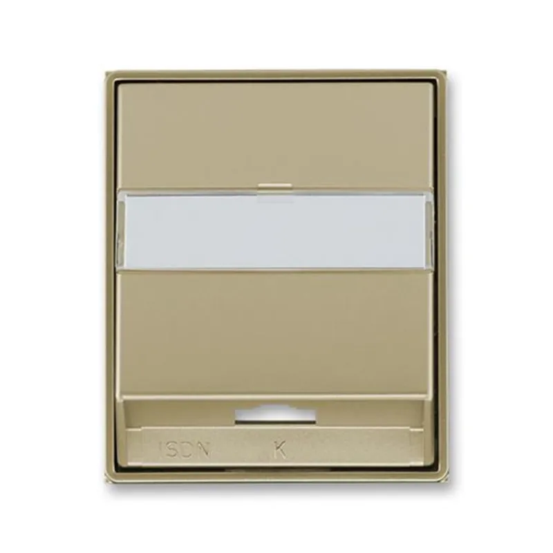 Pouze Dnes ABB 5013E-A00251 33, TIME Kryt zásuvky ISDN koncové, jednonásobné; šampaňská