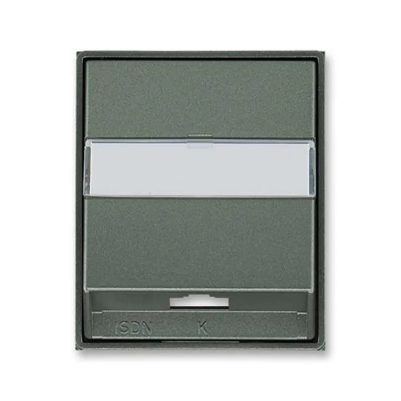 ABB 5013E-A00251 34, TIME Kryt zásuvky ISDN koncové, jednonásobné; antracitová Cenově Výhodný