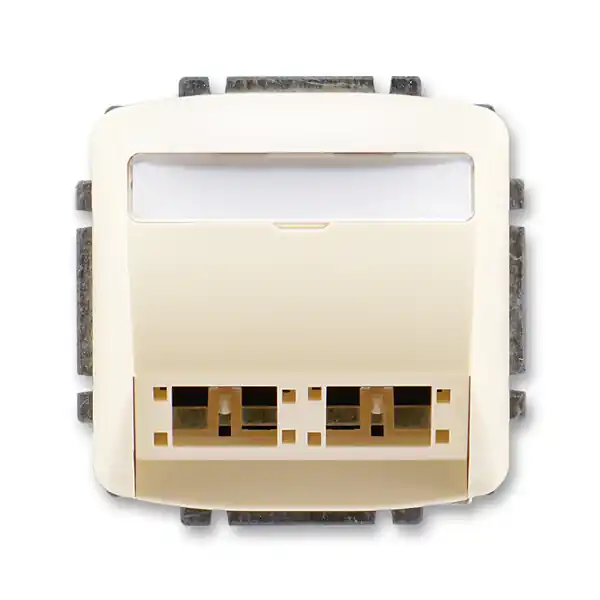 Autentický ABB 5014A-A00420 C, TANGO Kryt zásuvky komun. (pro R&M freenet); sl.kost