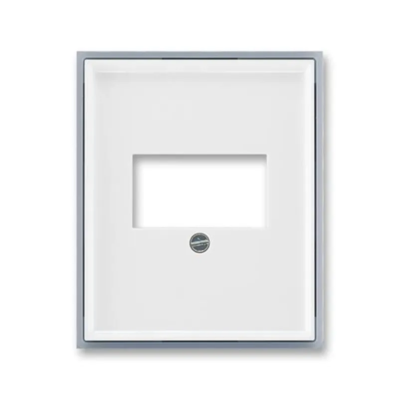Nová Kolekce ABB 5014E-A00040 04, ELEMENT Kryt zásuvky komun. HDMI,USB,VGA; bílá/ledová šedá