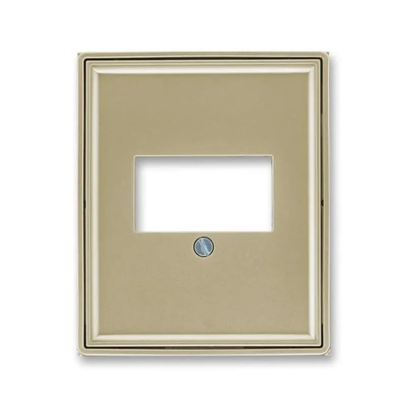 ABB 5014E-A00040 33, TIME Kryt zásuvky komun. HDMI,USB,VGA; šampaňská Omezená Nabídka