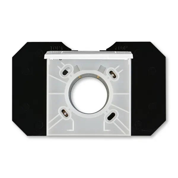 ABB 5530H-C67107 01, LEVIT Zásuvka centrálního vysávání, se zákl.; bílá/ledová bílá Profesionální