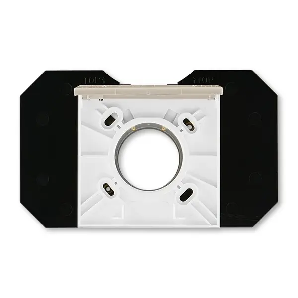 ABB 5530H-C67107 18, LEVIT Zásuvka centrálního vysávání, se zákl.; macchiato/bílá Víkendová Akce