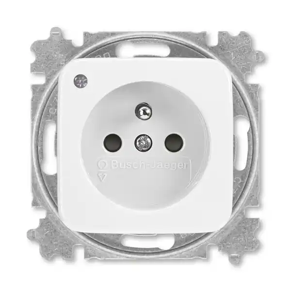 Cenově Výhodný ABB 5589B-A02357 B Zásuvka jednonás. s clon., se sig.prov.stavu, bezšroub.,bílá