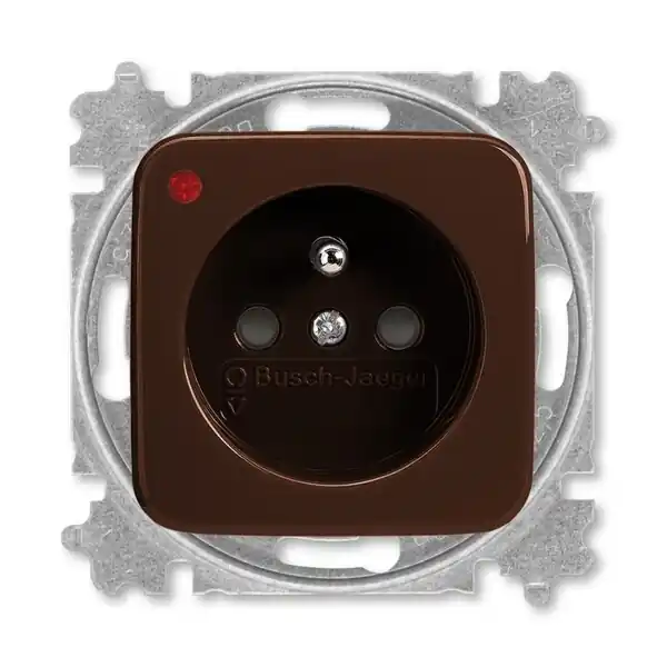 Cenová Bomba ABB 5599B-A02357 H Zásuvka jednonás. s clon.s PO, bezšroub. ,hnědá