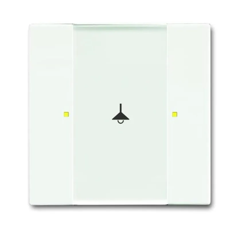 Moderní ABB 2CKA006115A0226, KNX Prvek ovládací 1-/2nás.; mechová bílá; 6125/02-884-500