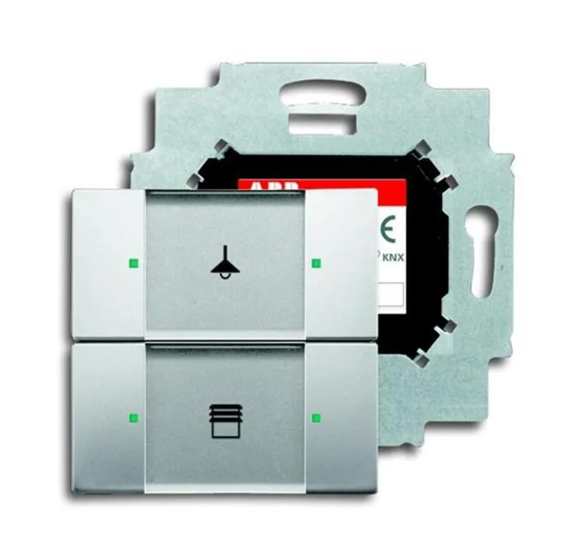 ABB 2CKA006116A0201, KNX Prvek ovládací 2nás.; ušl.ocel; 6126/01-866-500 Vrácení Zdarma
