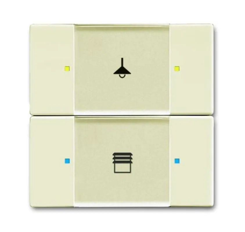 Vysoce Kvalitní ABB 2CKA006116A0207, KNX Prvek ovládací 2-/4nás.; sl.kost; 6126/02-82-500