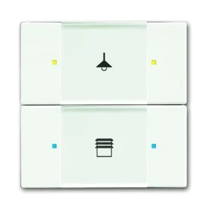 Nejlepší Volba ABB 2CKA006116A0216, KNX Prvek ovládací 2-/4nás.; mechová bílá; 6126/02-884-500