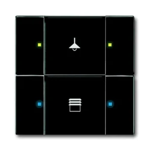 ABB 2CKA006116A0217, KNX Prvek ovládací 2-/4nás.; mechová černá; 6126/02-885-500 Akční Nabídka