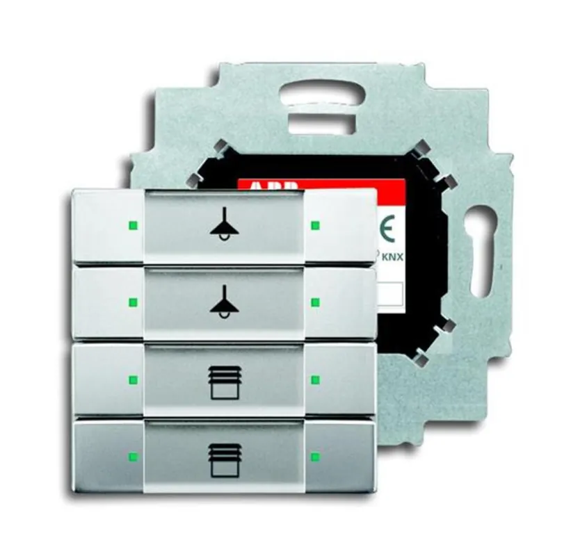 Hromadná Objednávka ABB 2CKA006117A0227, KNX Prvek ovládací 4nás.; ušl.ocel; 6127/01-866-500