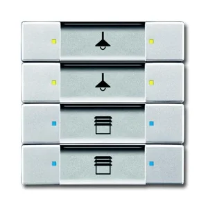 ABB 2CKA006117A0234, KNX Prvek ovládací 4- / 8nás.; AL stříbrná; 6127/02-83-500 Výhodná Nabídka