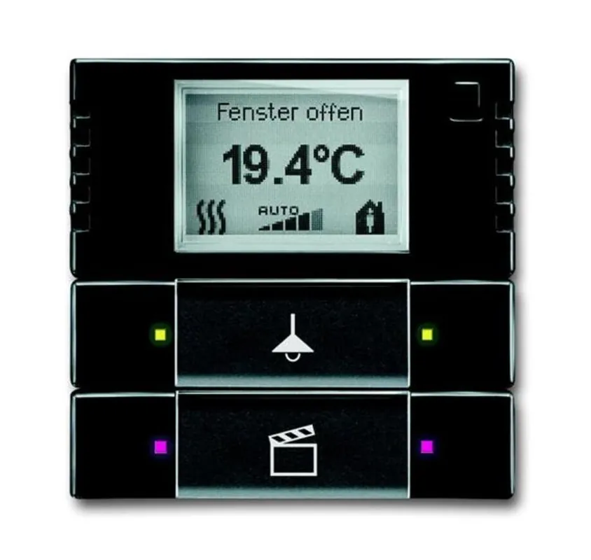 ABB 2CKA006134A0331, KNX Snímač tep. s reg. a ovl.pr. 2-/4nás.; antracitová; 6128/28-81-50 Nejlepší Cena