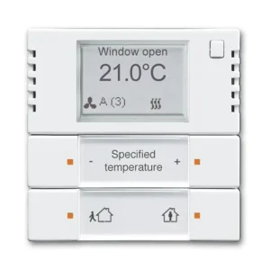 ABB 2CKA006134A0334, KNX Snímač tep. s reg. a ovl.pr. 2-/4nás.; studio bílá; 6128/28-84-50 Hromadná Objednávka