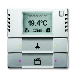 Značkový ABB 2CKA006134A0335, KNX Snímač tep. s reg. a ovl.pr. 2-/4nás.; ušl.ocel; 6128/28-866-500