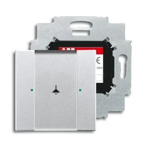 Nejprodávanější ABB 2CKA006115A0218, KNX Prvek ovládací 1-/2nás.; AL stříbrná; 6125/02-83-500