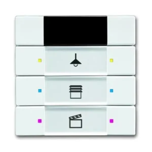 ABB 2CKA006135A0146, KNX Prvek ovládací 3-/6nás., IR; studio bílá; 6129/01-84-500 Oblíbený