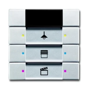 Omezená Nabídka ABB 2CKA006135A0158, KNX Prvek ovládací 3-/6nás., IR; AL stříbrná; 6129/01-83-500