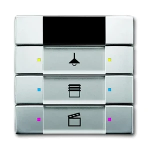 ABB 2CKA006135A0162, KNX Prvek ovládací 3-/6nás., IR; ušl.ocel; 6129/01-866-500 Originální