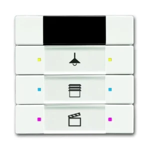 ABB 2CKA006135A0165, KNX Prvek ovládací 3-/6nás., IR; mechová bílá; 6129/01-884-500 Cenově Výhodný