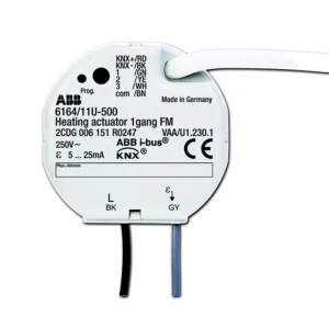 ABB 2CKA006151A0247, KNX Akční člen topení jednonásobný zapuštěný; 6164/11 U-500 Sleva