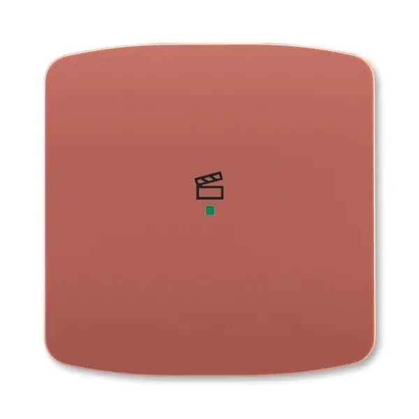 Hit Sezóny ABB 6220A-A01003 R2 Kryt 1násobný, symbol scény ,vřesová červená