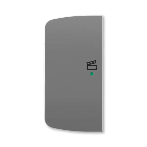 ABB 6220A-A02103 S2 Kryt 2násobný levý, symbol scény ,kouřová šedá Originální