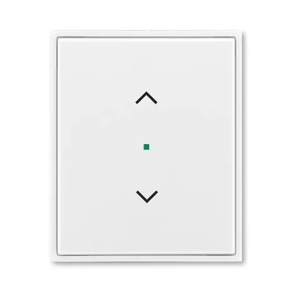 Profesionální ABB 6220E-A01002 03 Kryt 1násobný, symbol „žaluzie“ ,bílá/bílá