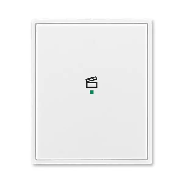 ABB 6220E-A01003 03 Kryt 1násobný, symbol „scény“ ,bílá/bílá Exkluzivní