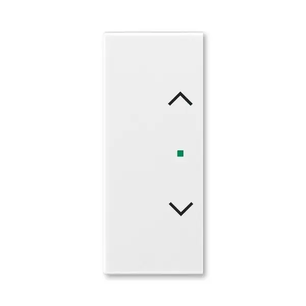 ABB 6220E-A02002 01 Kryt 2násobný levý/pravý, symbol „žaluzie" ,bílá/ledová bílá Poslední Šance