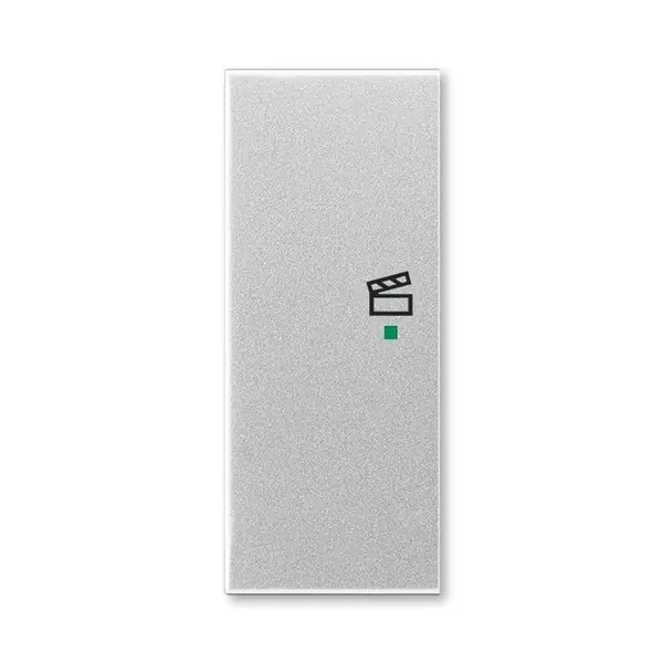 ABB 6220E-A02103 08 Kryt 2násobný levý, symbol „scény“ ,titanová Vysoce Kvalitní