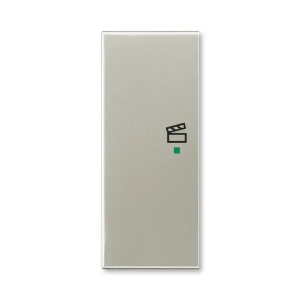 ABB 6220E-A02103 32 Kryt 2násobný levý, symbol „scény“ ,starostříbrná Prémiový