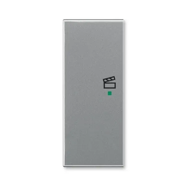 ABB 6220E-A02103 36 Kryt 2násobný levý, symbol „scény“ ,ocelová Sezónní Sleva