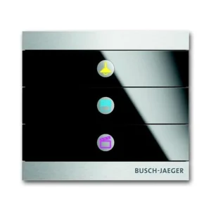 ABB 2CKA006310A0124, KNX Ovladač trojnásobný; černé sklo; 6342-825-101-500 Hit Sezóny