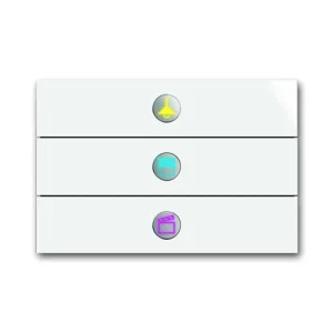 Exkluzivní ABB 2CKA006310A0125, KNX Ovladač trojnásobný; studio bílá; 6342-24G-101-500