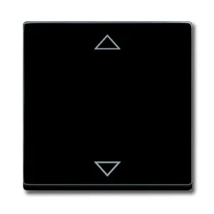 Nová Kolekce ABB 2CKA006430A0386, FUTURE Kryt spínače žal., s kr.ovl.; mechová černá; 6430-885-102