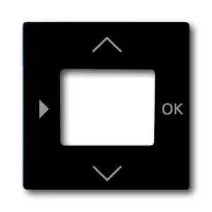 ABB 2CKA006430A0389, FUTURE Kryt termostatu pro více přístrojů; mechová černá; 6435-885 Jen Po Omezenou Doba