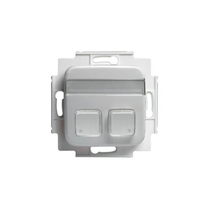 ABB 2TKA002110G1 Modul kontrolní dvojitý s tlačítky, alpská bílá ( FEH 1002 ) Moderní