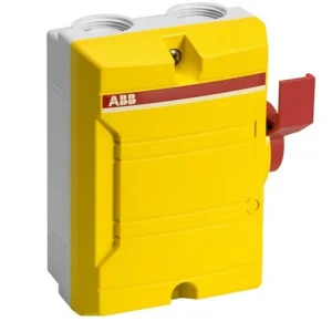 ABB ELSYNN Odpínač centrální trojpólový, typ BWS 316Y TPN žlutá-červená *2CMA142423R1000 Výprodej