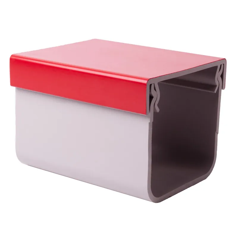 Finální Výprodej KOPOS KOPOKAN 3_ZD - kanál zemní 130X140 ZD šedé tělo/červené víko *8595568905130