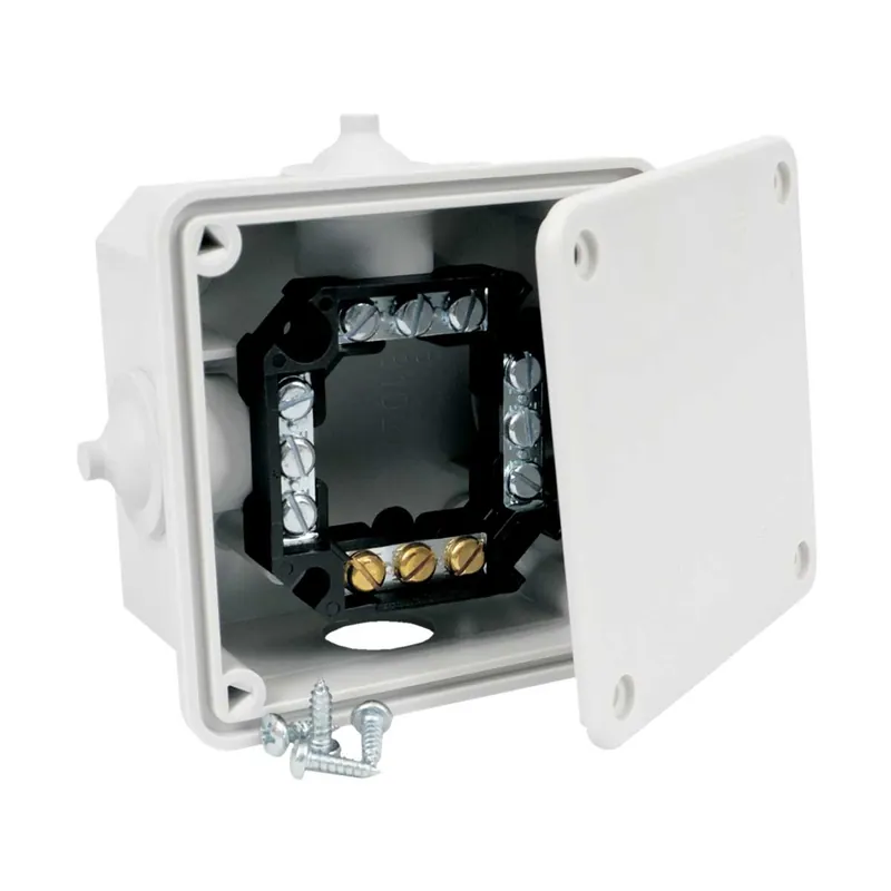 Finální Výprodej KOPOS 8102_LA - krabice PVC - LA +víko+průch.+svork./tm.šedá *8595057608818