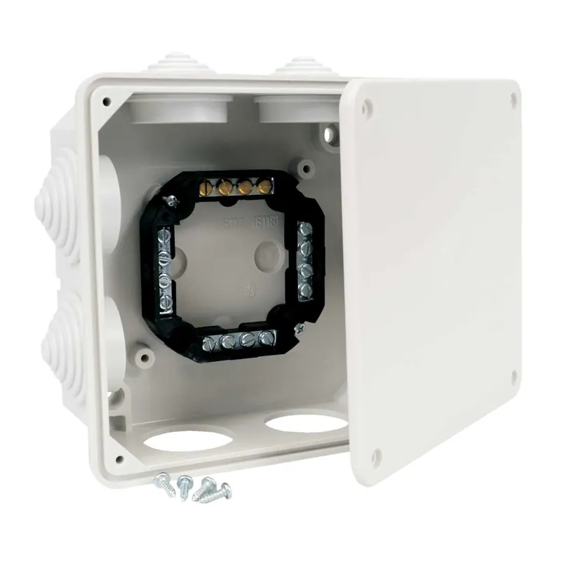 Nejlepší Cena KOPOS 8118_LA - krabice PVC - LA +víko+průch.+svork./tm.šedá *8595057603400