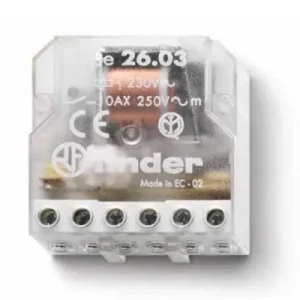 FINDER 26.03.8.230.0000 spínač imp.ovl. 1Z_1R/10A, 230V AC Nakupujte Hned