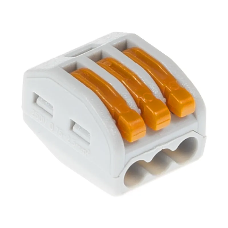 WAGO 222-413 Krabicová svorka flexibilní páčková 3x2,5-4mm2 - COMPACT Vrácení Zdarma