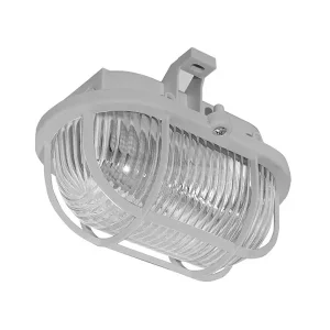 Přímo Od Výrobce PANLUX SOP-60/S Svítidlo OVAL 60 PLAST šedý