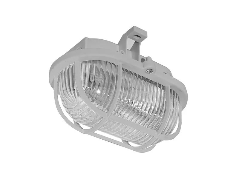 Přímo Od Výrobce PANLUX SOP-60/S Svítidlo OVAL 60 PLAST šedý